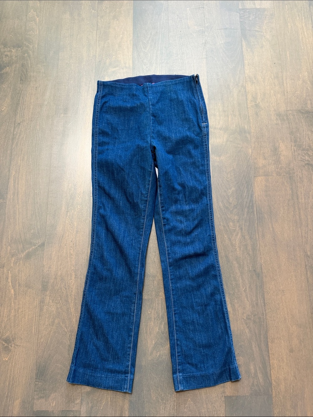 Lilly Pulitzer Deep Blue Denim Flare Jeans